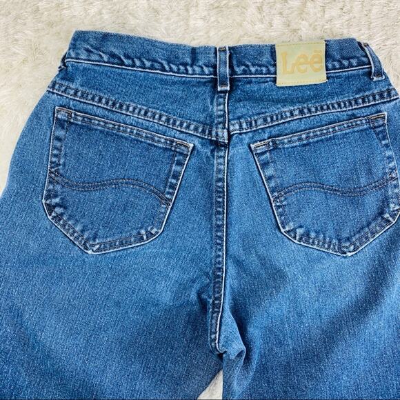 Vintage Lee Mom Hi Waist Jeans  Sz 12 P 31” waist - Picture 4 of 6